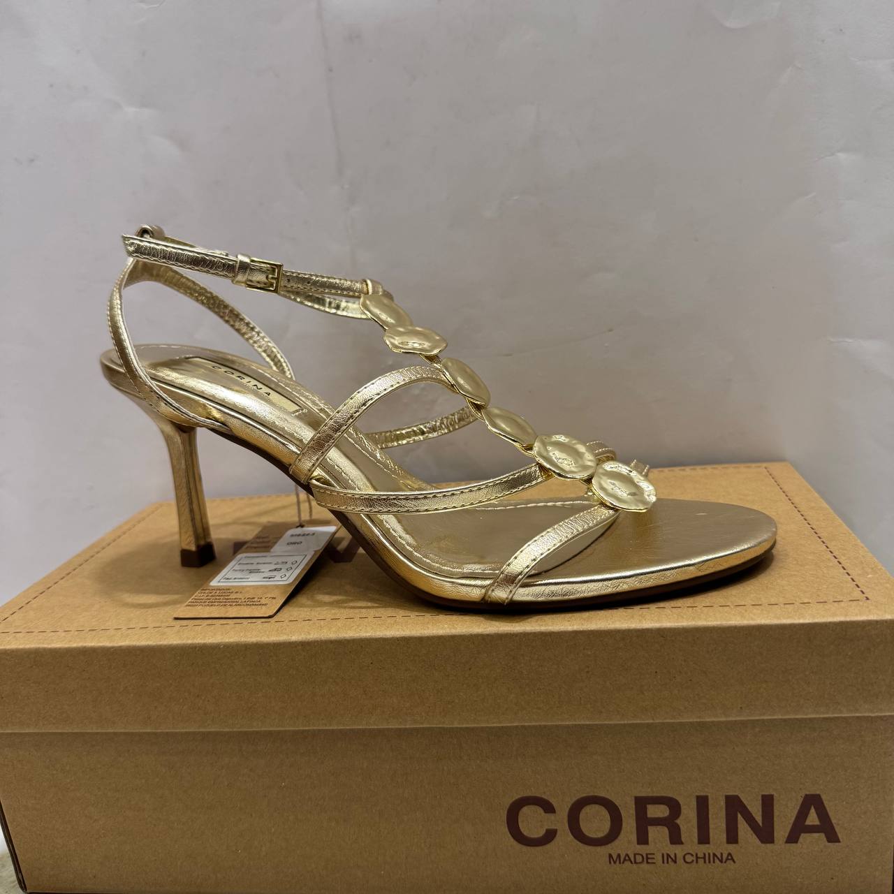 Tacco oro Corina Immagine principale del prodotto