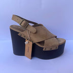 Sandalo Corina con zeppa