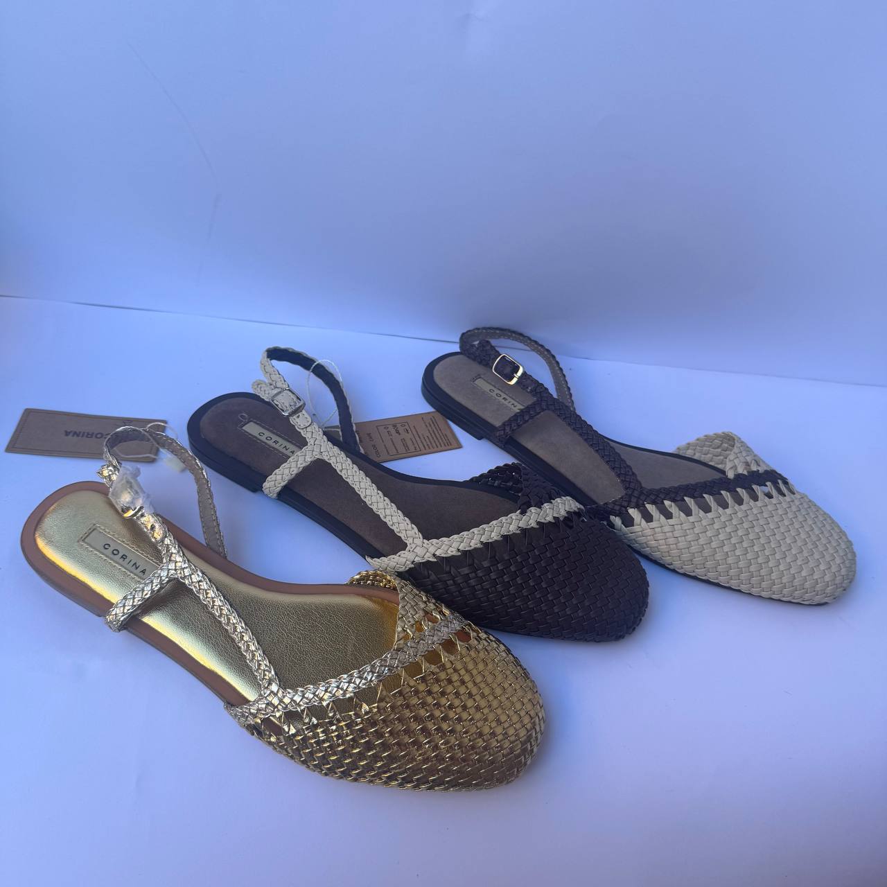 Sandalino Ballerina Corina intrecciato