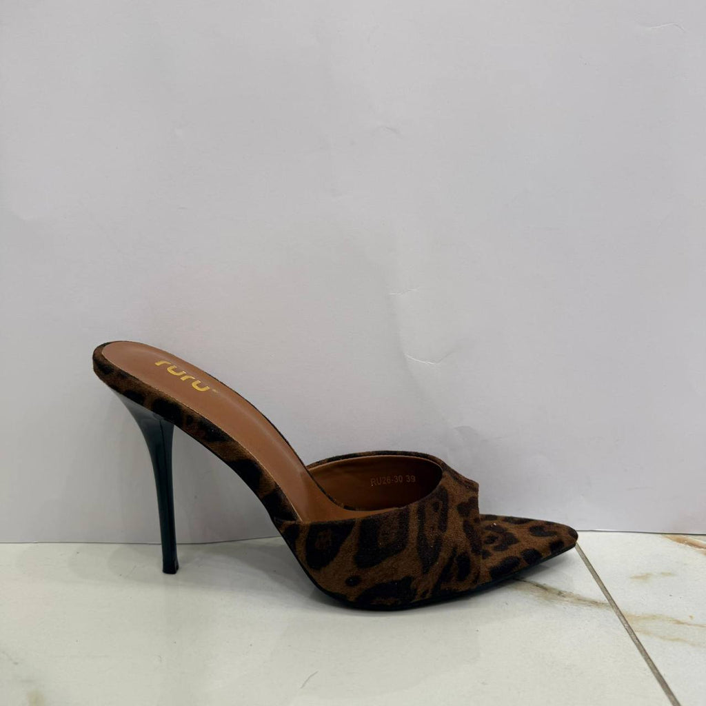 Tacco Ruru Jeans/Leopardato