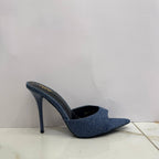 Tacco Ruru Jeans/Leopardato