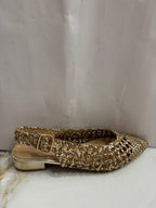 Ballerina traforata con tacco 3cm
