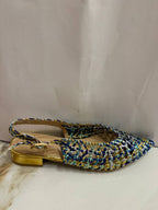 Ballerina traforata con tacco 3cm