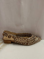 Ballerina traforata con tacco 3cm