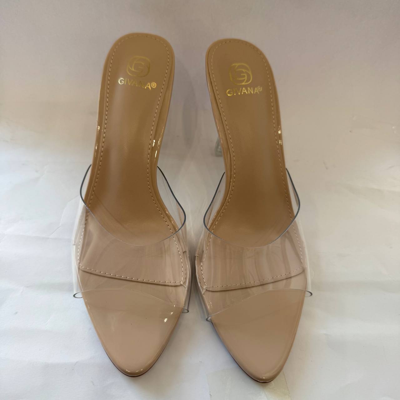 Mules trasparente tacco Cristal 9/10cm